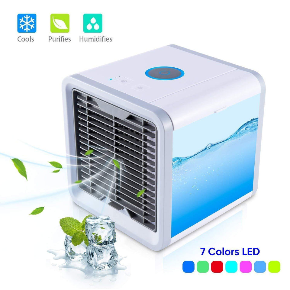 Ar Condicionado Portátil USB CoolAir - Refrigera e Purifica o ar