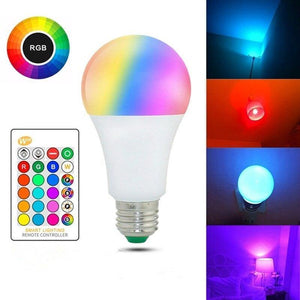 Lâmpada LED 10W RGB - Controle Remoto