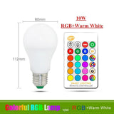 Lâmpada LED 10W RGB - Controle Remoto