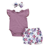 Conjunto Body + Shorts Florido - Tamanhos de 0 a 2 anos