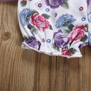 Conjunto Body + Shorts Florido - Tamanhos de 0 a 2 anos