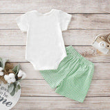 Conjunto Body + Shorts Jacaré - 0 a 4 anos