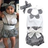 Conjunto Chic Baby Listradinho - Tamanhos de 0 a 2 anos