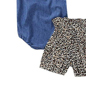 Conjunto Body + Shorts + Bandana - Tamanhos de 0 a 2 anos