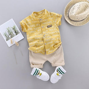 Conjunto Boy Casual - Tamanhos 3 meses a 4 anos