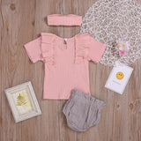 Conjunto 3 Peças Summer Style - Tamanhos de 0 a 2 anos