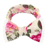 Faixa Turbante Floral Laço