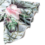 Conjunto Body Floral + Saia - Tamanhos 1 a 4 anos