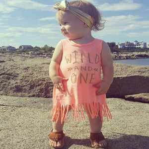 Vestido Summer Baby com Franjas - Tamanhos de 6 a 24 meses