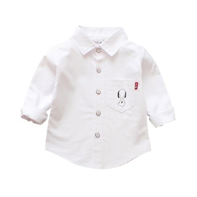 Camisa Casual Snoopy - Tamanhos de 0 a 4 anos