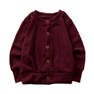 Cardigan Casual Unissex - Tamanhos de 6 meses a 5 anos