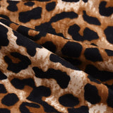 Vestido Estampa Leopardo Saia Tule - Tamanhos de 6 meses a 4 anos