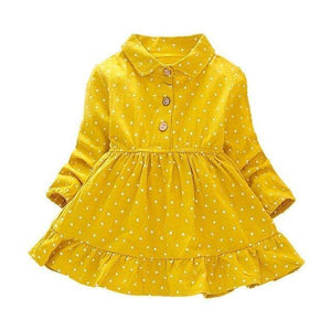 Vestido Coraçãozinhos Cute - Tamanhos de 1 a 8 anos