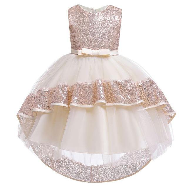 Vestido Princess Elegance Alta Qualidade - Tamanhos de 3 a 12 anos