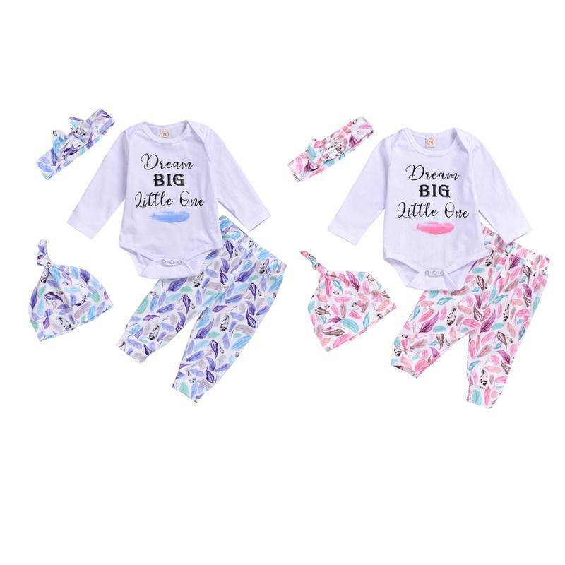 Conjunto 4 Peças Baby Girl e Boy- Tamanhos de 0 a 24 meses