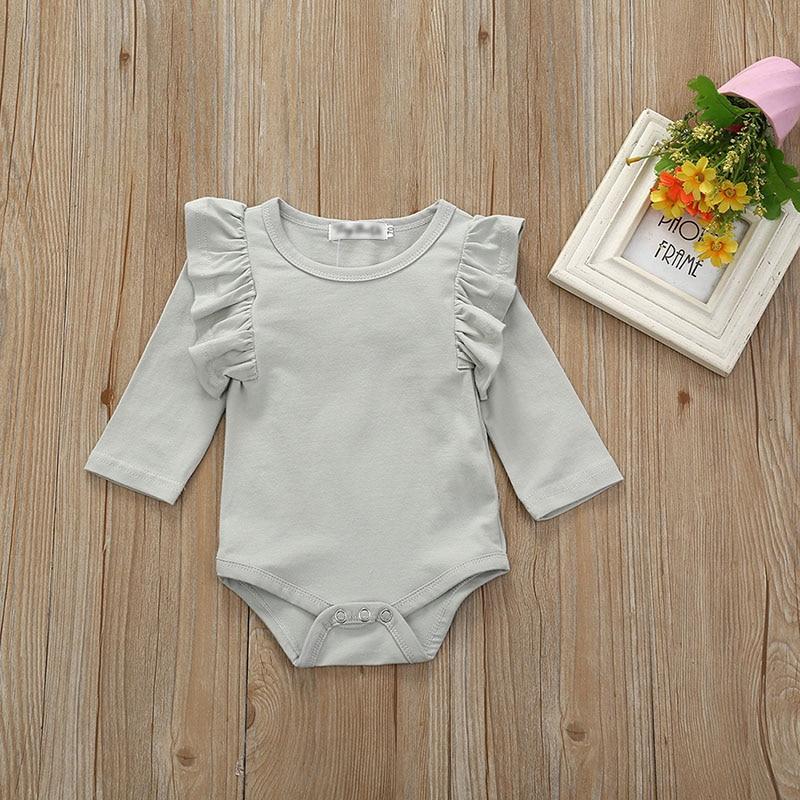 Conjunto 3 Peças Floral Body Fru Fru - Tamanhos do 0 a 2 anos