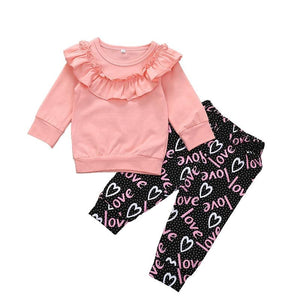 Conjunto Love Cute - Tamanhos de 0 a 3 anos