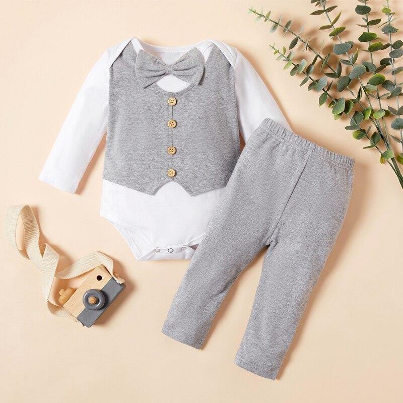 Conjunto Baby Boy Cavalheiro -  Tamanhos de 0 a 12 meses