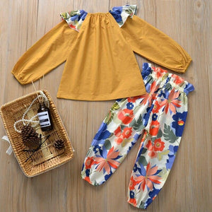 Conjunto Fashion Floral - Tamanhos de 0 a 4 anos