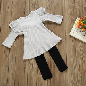 Conjunto Vestido Vest Legging ( Vestido + Legging) - Tamanhos de 1 a 6 anos