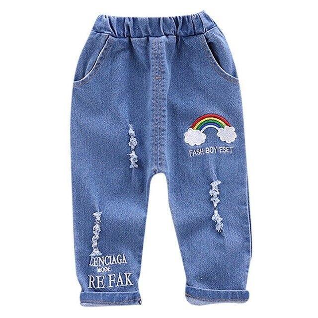 Calça Bottoms Jeans - Tamanhos de 6 meses a 4 anos