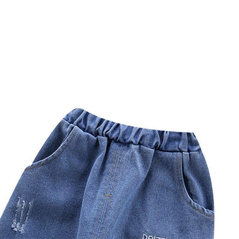 Calça Bottoms Jeans - Tamanhos de 6 meses a 4 anos