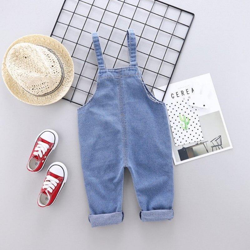 Jardineira Jeans Boy - Tamanhos de 6 meses a 4 anos